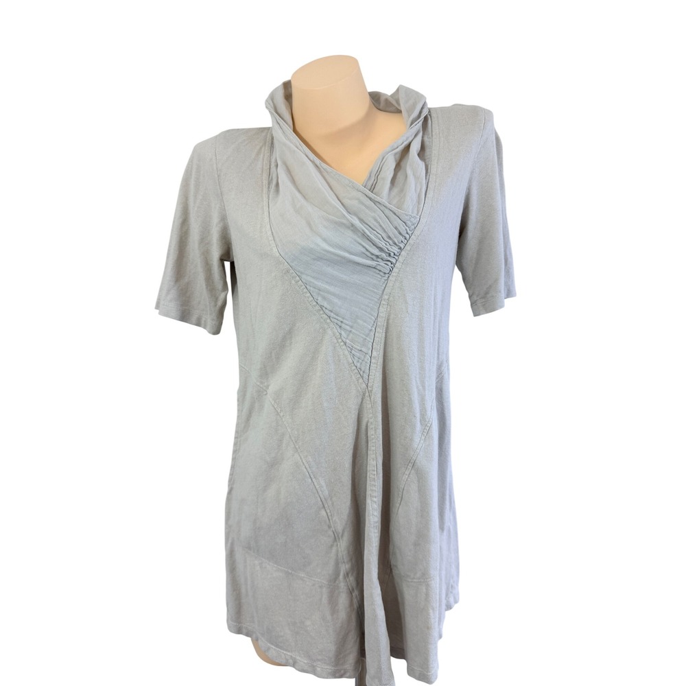 Prairie Underground Lagenlook Hemp Organic Cotton Tunic Top M